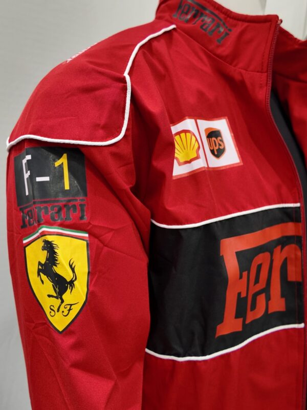 Premium Scuderia Ferrari-Style Motorsport Jacket