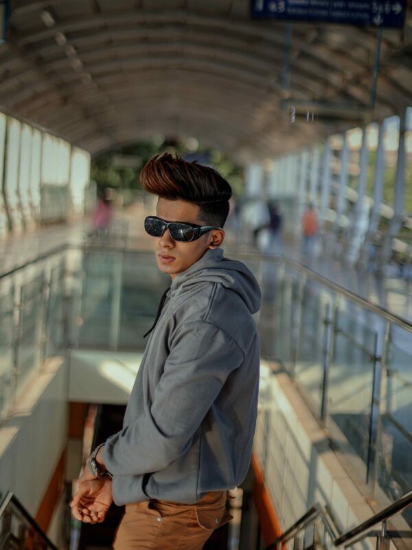 Premium Fleece  Charcoal Grey Hoodie – 320 GSM  100% Cotton