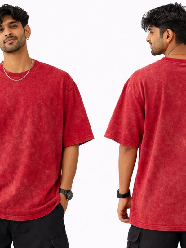 Custom Acid Wash T-Shirt – Premium Oversized Streetwear