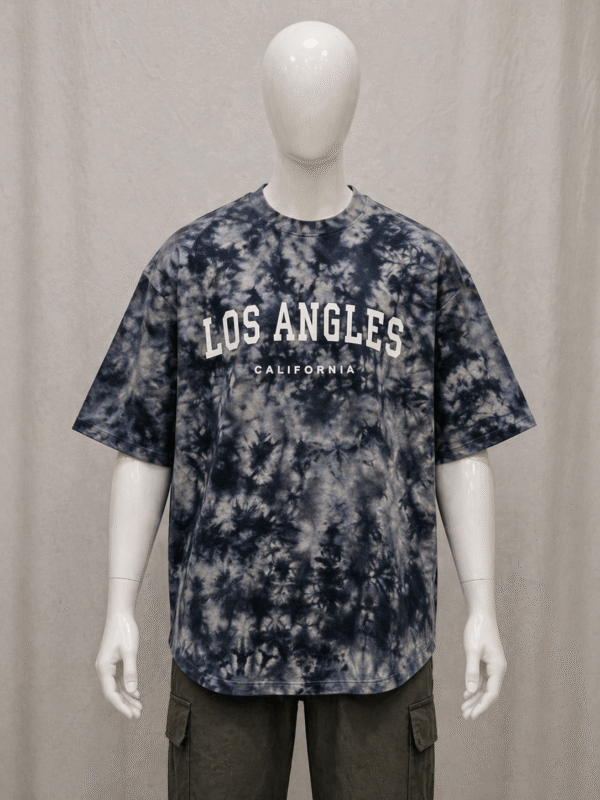 Acid Wash Oversized T-Shirt – Premium Streetwear Fit (Los Angeles Print)