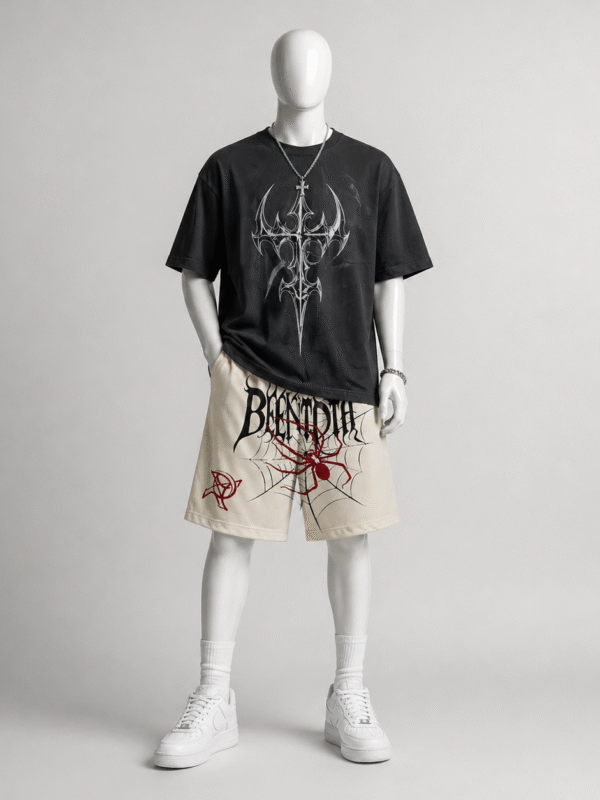 Spider Graphic Shorts